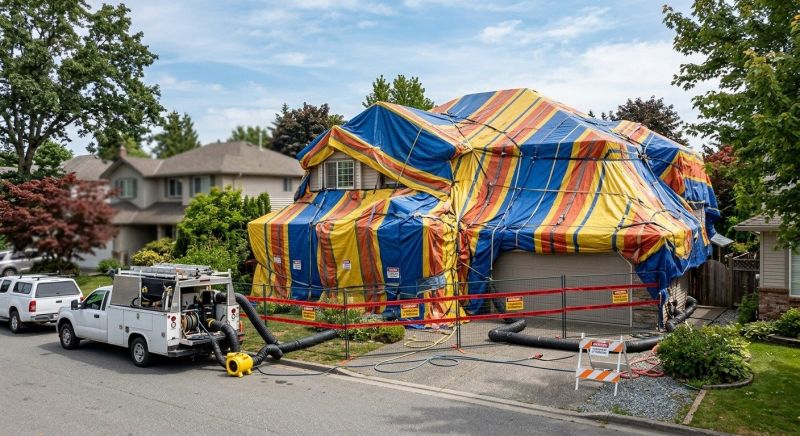 Termite Tenting in Fredericksburg, VA